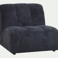 Pouf & Repose-Pieds*alinea Chauffeuse en tissu Eden - marine Bleu