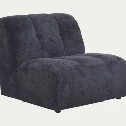 Pouf & Repose-Pieds*alinea Chauffeuse en tissu Eden - marine Bleu