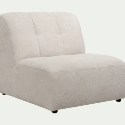 Pouf & Repose-Pieds*alinea Chauffeuse en tissu Eden - alpilles Beige