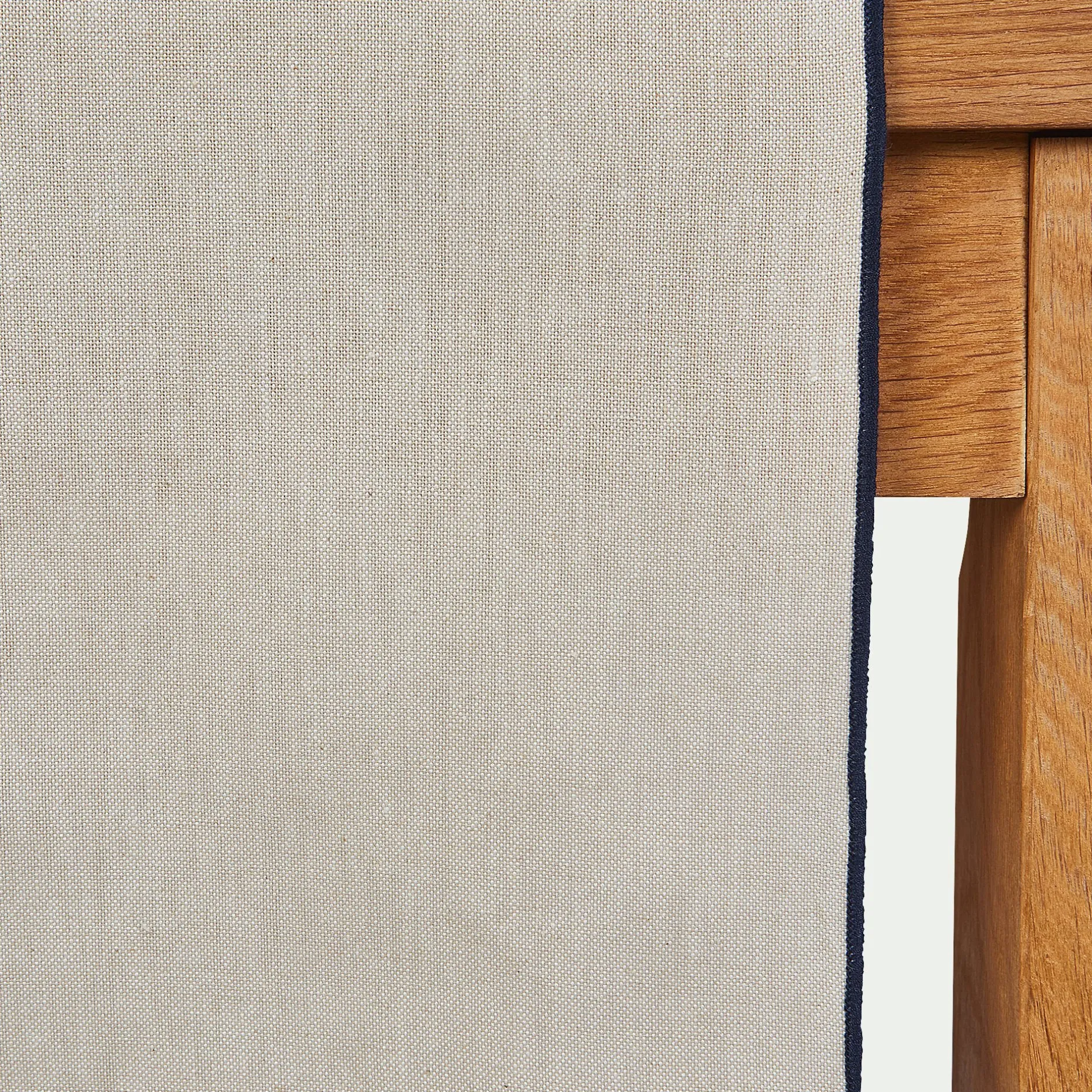 Chemin De Table|Nappe Et Serviette De Noël*alinea Chemin de table en coton finition point de bourdon 50x150cm - Beige