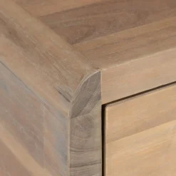 Table De Chevet*alinea Chevet suspendu en acacia L45xl25xH16cm - Bois clair