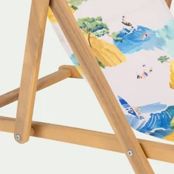 Matelas Enfant|Chilienne*alinea Chilienne de jardin enfant motif Sormiou - Bleu