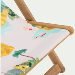 Matelas Enfant|Chilienne*alinea Chilienne de jardin enfant motif Sormiou - Bleu