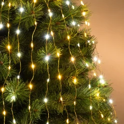 Guirlande De Noël*alinea Chute lumineuse L1,80m - Doré