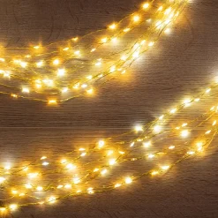 Guirlande De Noël*alinea Chute lumineuse L1,80m - Doré