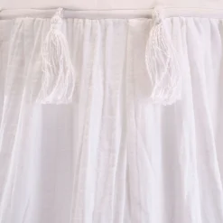 Bureau Enfant|Linge Pour Bébé*alinea Ciel de lit en gaze de coton H220cm - Blanc