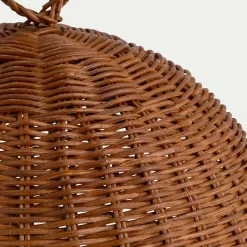 Plateau*alinea Cloche en rotin D26cm - Marron