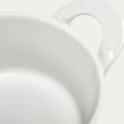 Cuisson Spécifique|Plat À Four*alinea Cocotte individuelle en porcelaine D11cm - Blanc