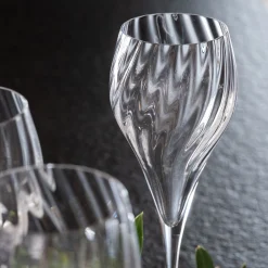 Verre À Pied|Flûte Et Coupe De Champagne*alinea Coffret de 6 flûtes à champagne en cristallin 16cl - Transparent