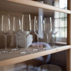 Verre À Pied|Flûte Et Coupe De Champagne*alinea Coffret de 6 flûtes à champagne en cristallin 18cl - Transparent