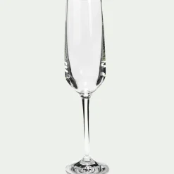 Verre À Pied|Flûte Et Coupe De Champagne*alinea Coffret de 6 flûtes à champagne en cristallin 18cl - Transparent
