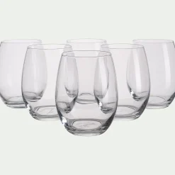 Verre À Pied|Verre À Eau*alinea Coffret de 6 gobelets 36cl - Transparent