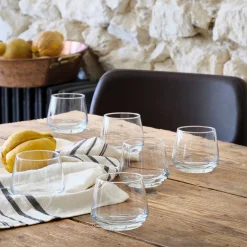 Verre À Eau|Verre Et Carafe De Noël*alinea Coffret de 6 gobelets en verre 34,5cl - Transparent