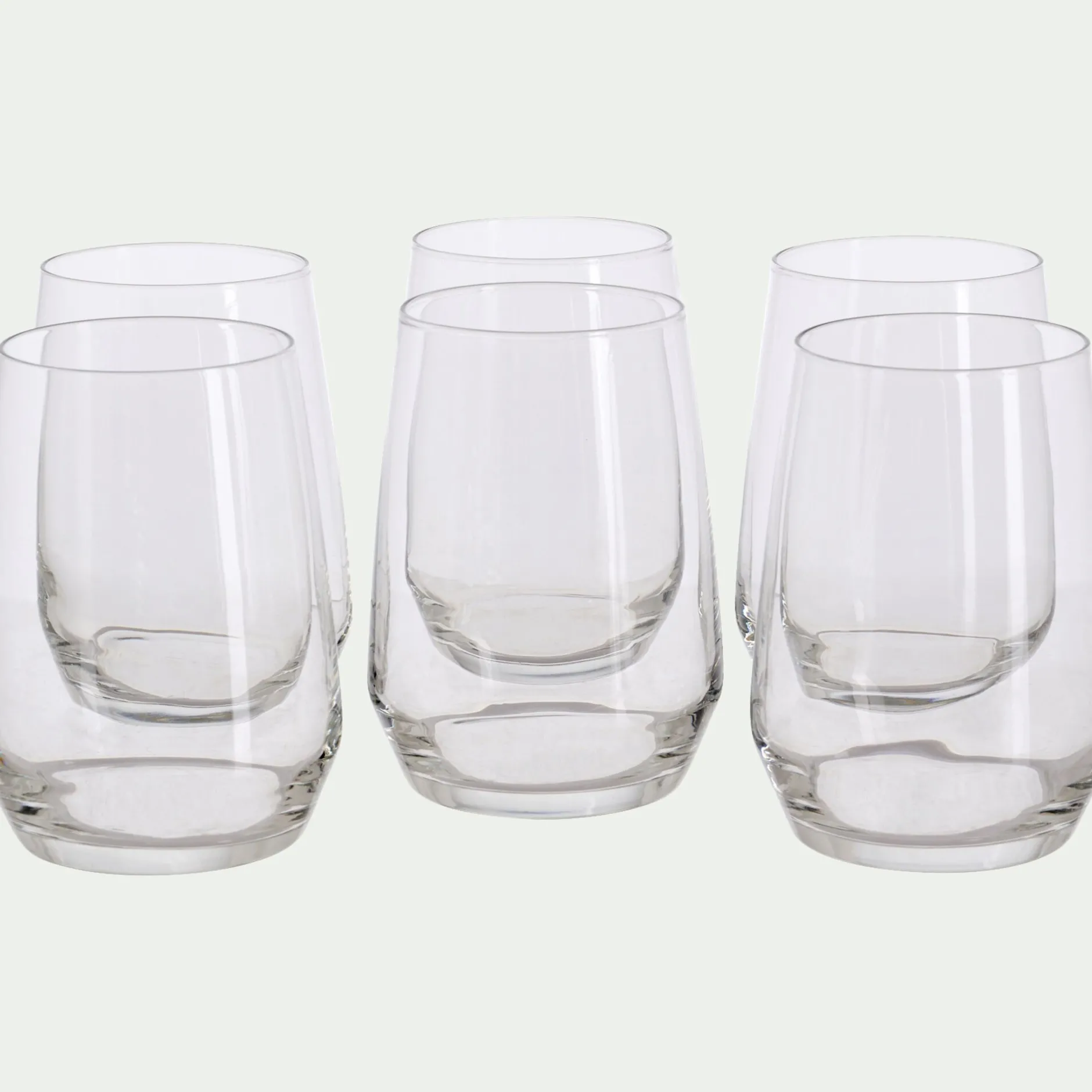 Verre À Eau*alinea Coffret de 6 gobelets en verre 45cl - Transparent