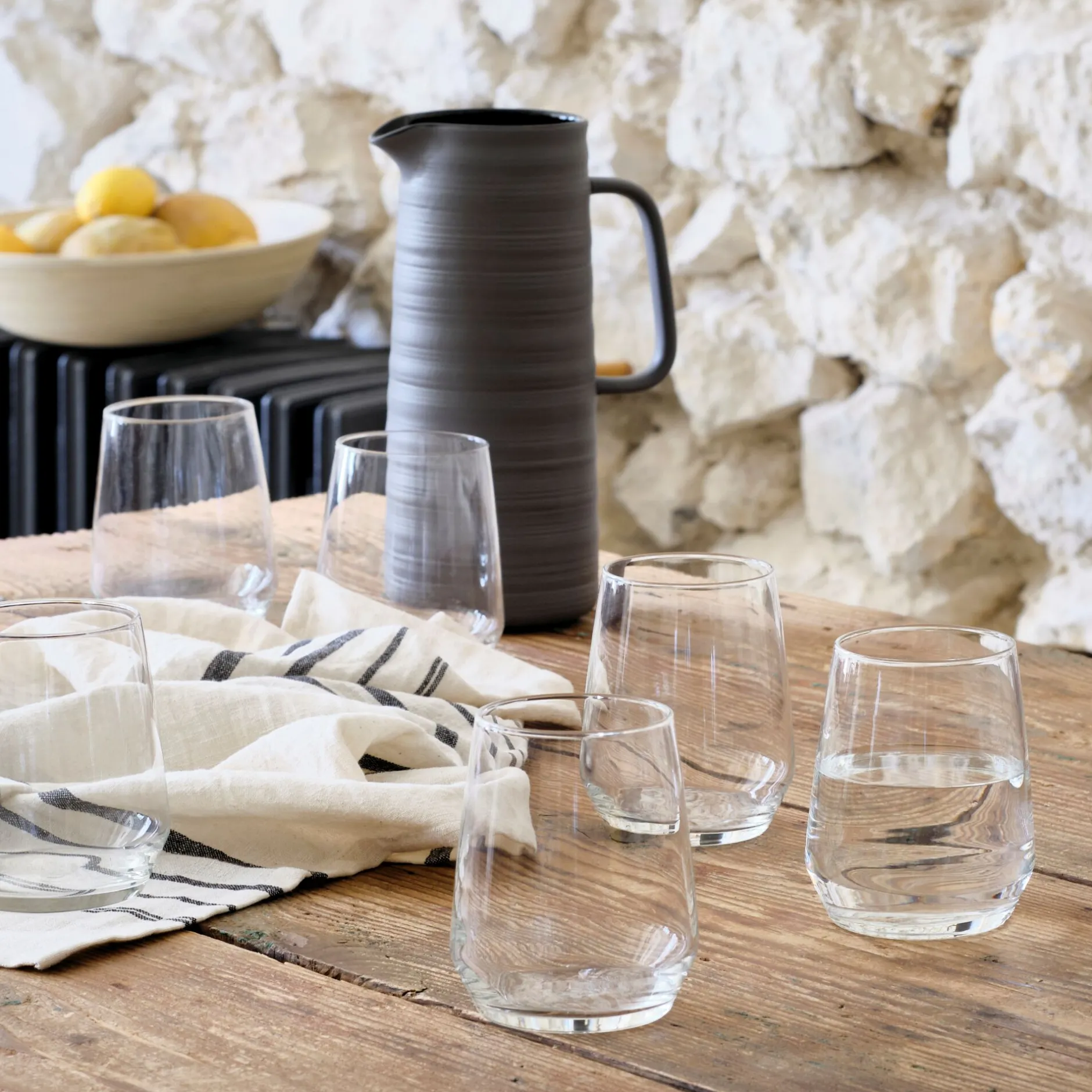 Verre À Eau*alinea Coffret de 6 gobelets en verre 45cl - Transparent