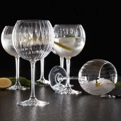 Verre À Pied|Verre À Vin*alinea Coffret de 6 verres à pied ballon en cristallin 58cl - Transparent