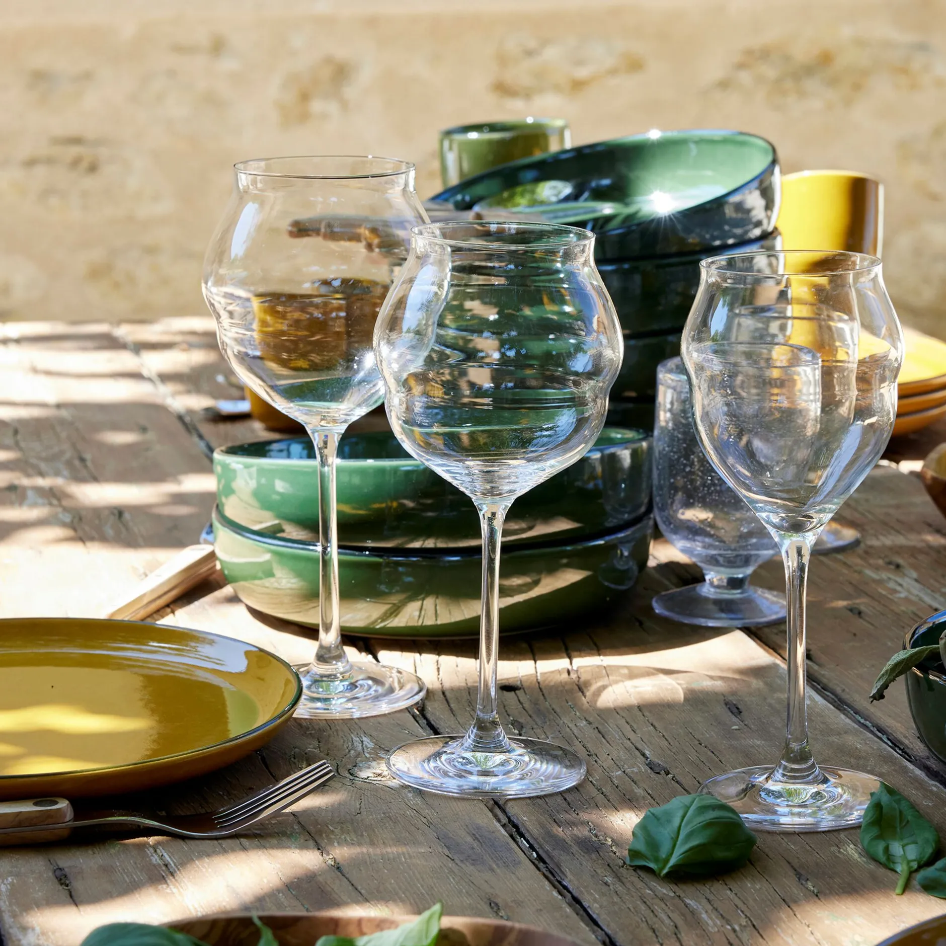 Verre À Pied|Verre À Vin*alinea Coffret de 6 verres à pied en cristallin 40cl - Transparent