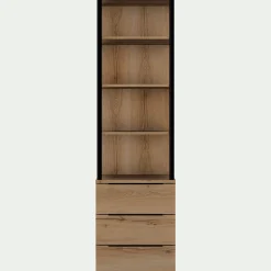 Dressing|Armoire*alinea Colonne de rangement 3 tiroirs en bois H210cm - Bois clair