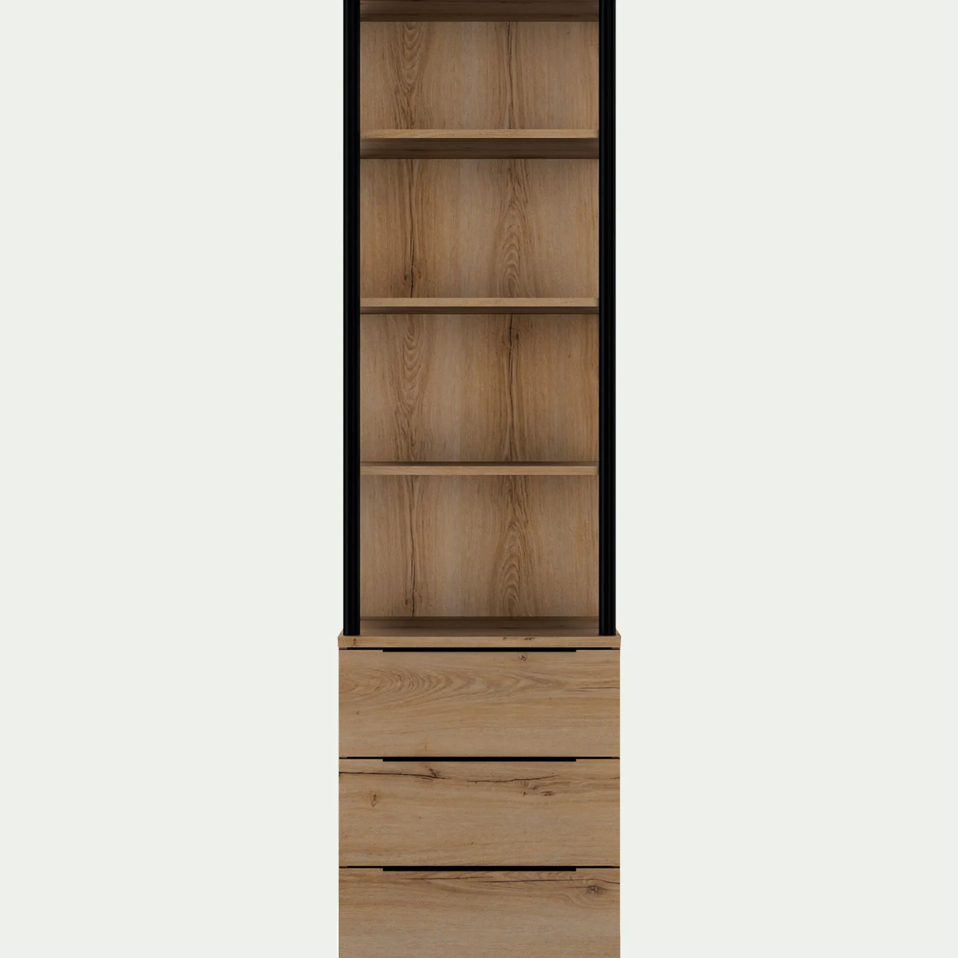 Dressing|Armoire*alinea Colonne de rangement 3 tiroirs en bois H210cm - Bois clair
