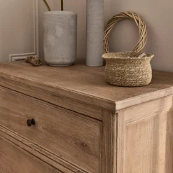 Commode & Chiffonnier*alinea Commode 4 tiroirs en bois d'orme et de pin - Bois clair