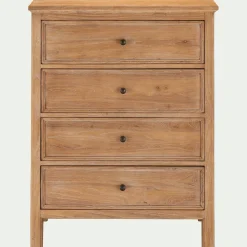 Commode & Chiffonnier*alinea Commode 4 tiroirs en bois d'orme et de pin - Bois clair