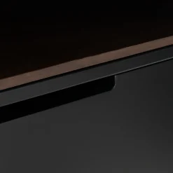 Commode & Chiffonnier*alinea Commode 3 tiroirs en bois - Noir