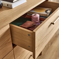 Commode & Chiffonnier*alinea Commode 6 tiroirs en chêne - Bois clair