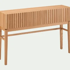 Meuble D'Entrée|Console*alinea Console 2 tiroirs en bois L120xl30xH80cm - naturel Bois clair