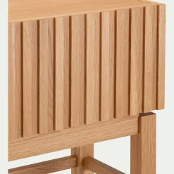 Meuble D'Entrée|Console*alinea Console 2 tiroirs en bois L120xl30xH80cm - naturel Bois clair