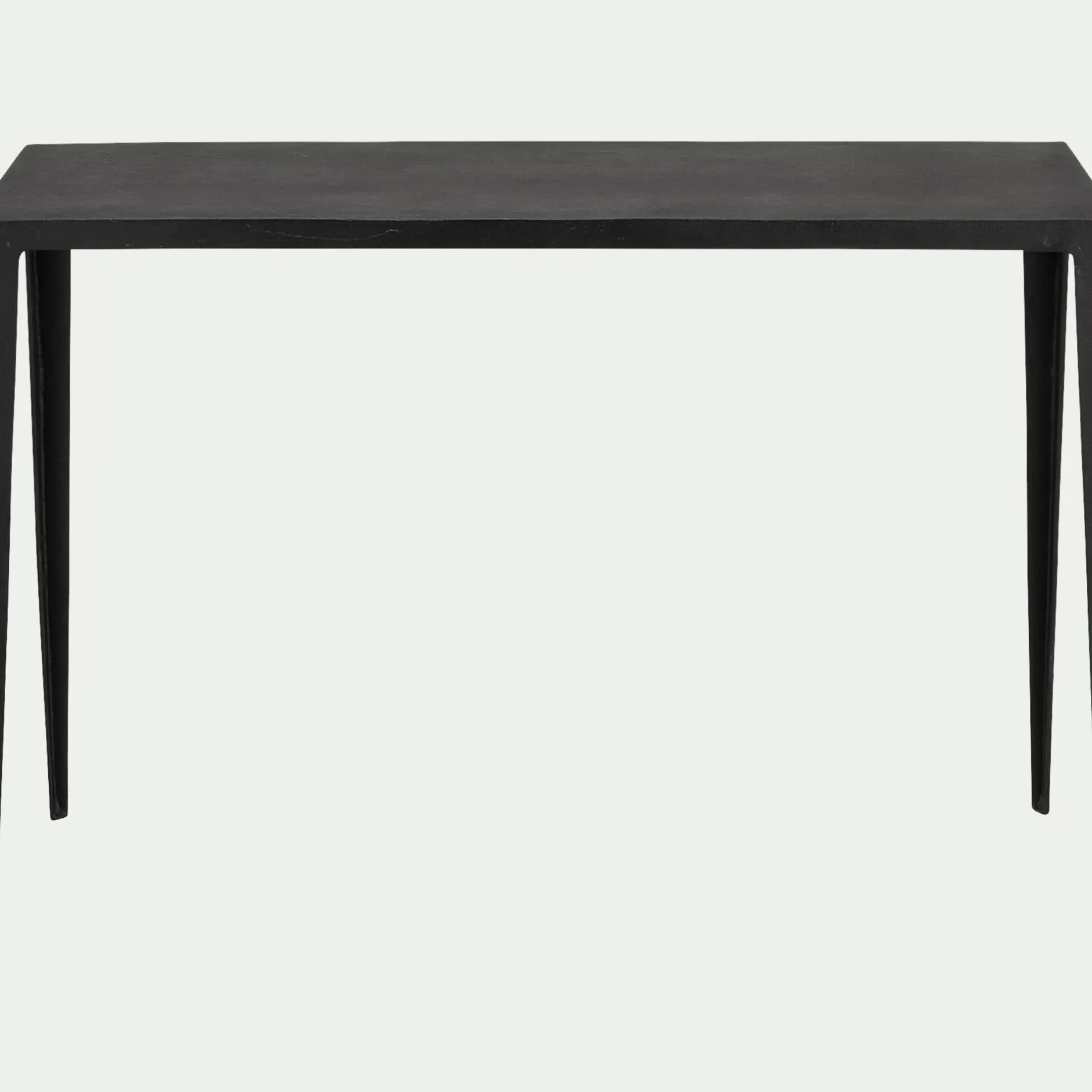 Meuble D'Entrée|Console*alinea Console en aluminium - L121xl39xH82cm Noir