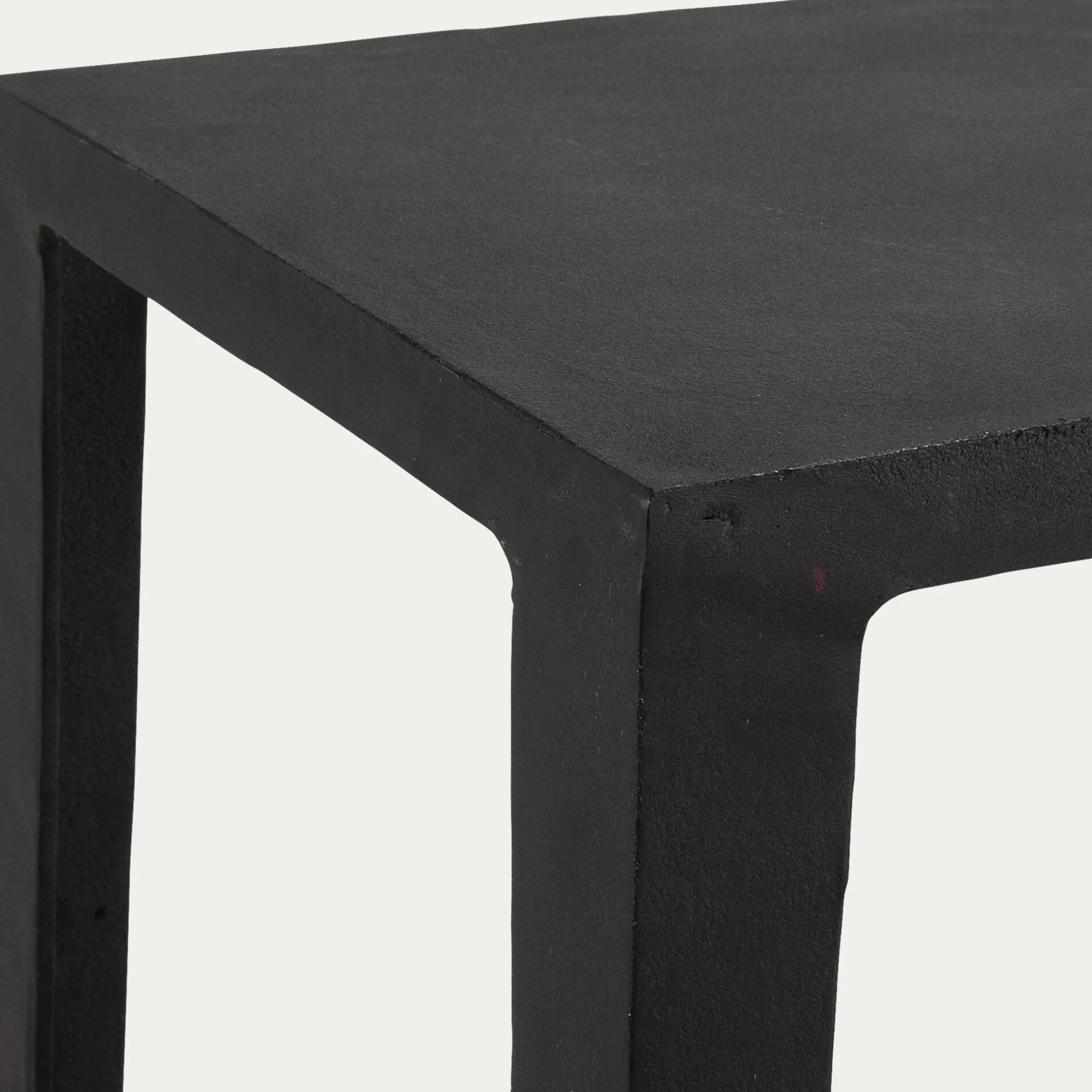 Meuble D'Entrée|Console*alinea Console en aluminium - L121xl39xH82cm Noir