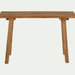 Console|Meuble D'Entrée*alinea Console en bois recyclé - L120xl30xH80cm Bois foncé