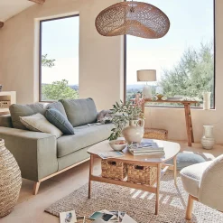 Console|Meuble D'Entrée*alinea Console en bois recyclé - L120xl30xH80cm Bois foncé