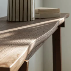 Console*alinea Console en teck recyclé L125xl37xH80cm - Bois clair