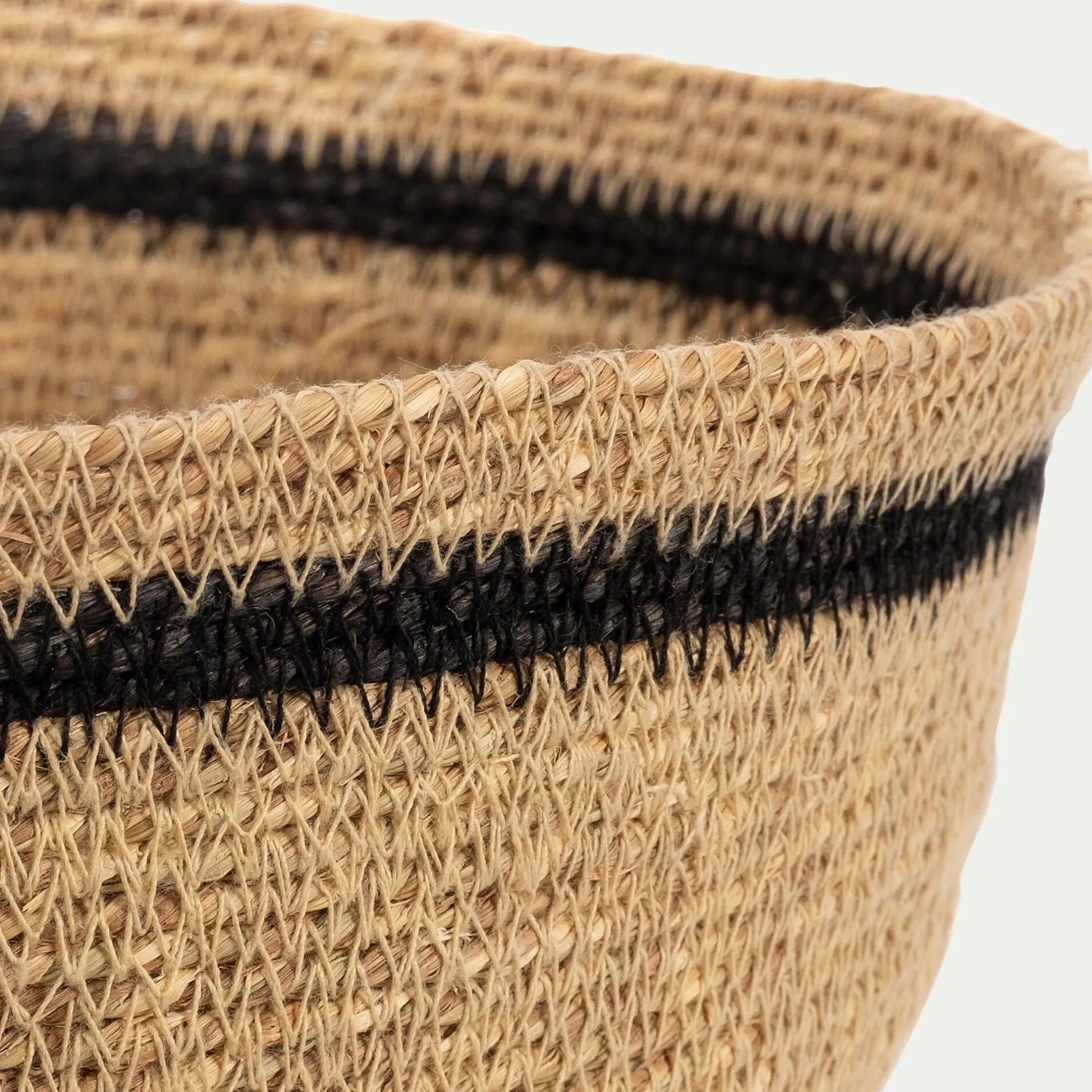 Plateau|Vaisselle Petit Déjeuner*alinea Corbeille à pain D25cm en jonc de mer - Naturel