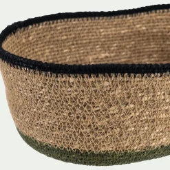 Vaisselle Petit Déjeuner*alinea Corbeille à pain en jonc de mer L30cm - Naturel