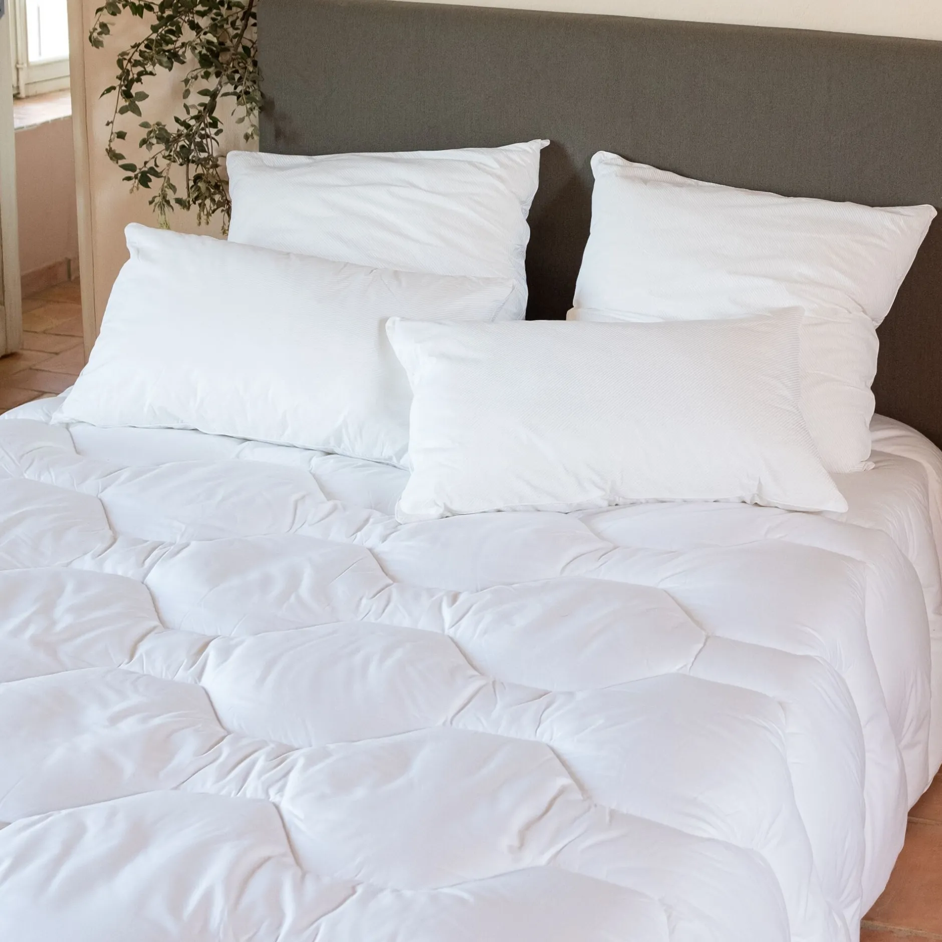 Couette*alinea Couette tempérée en tencel et coton - 220x240cm Blanc