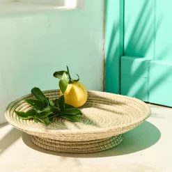 Décoration À Poser*alinea Coupe déco en jonc de mer D26,5cm - Naturel