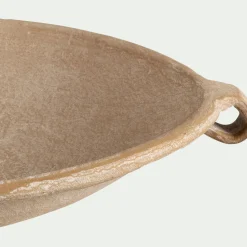 Décoration À Poser*alinea Coupe décorative ronde en aluminium D40cm - Marron