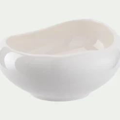 Plat De Service Et Saladier*alinea Coupe en porcelaine L23cm - Blanc