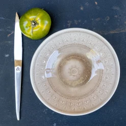 Vaisselle Petit Déjeuner|Coupelle*alinea Coupelle à motifs en grès D17,2cm - alpilles Beige