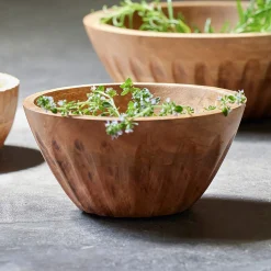 Vaisselle Petit Déjeuner|Coupelle*alinea Coupelle en bois de manguier D19,7cm - Bois foncé