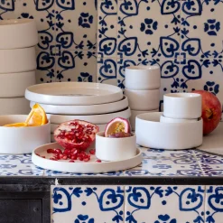 Vaisselle Petit Déjeuner|Coupelle*alinea Coupelle en grès D8cm - Blanc