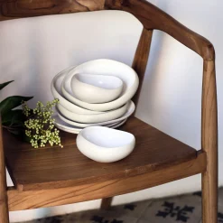 Vaisselle Petit Déjeuner|Coupelle*alinea Coupelle en grès D14cm - ventoux Blanc