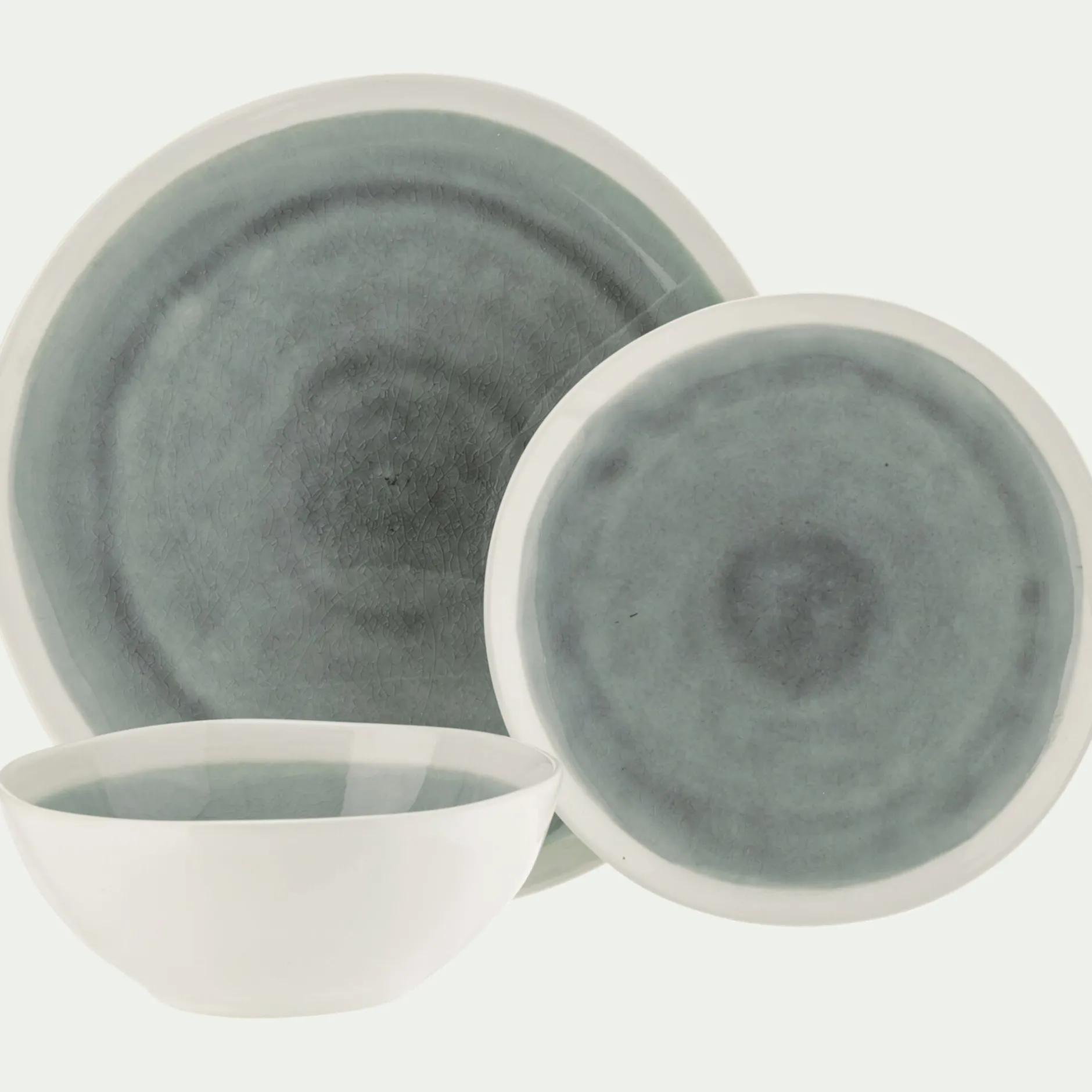 Vaisselle Petit Déjeuner|Coupelle*alinea Coupelle en grès D17cm - autan Bleu