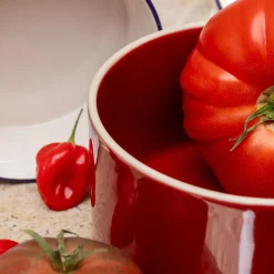 Vaisselle Petit Déjeuner|Coupelle*alinea Coupelle en grès D15cm - Rouge