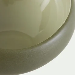 Vaisselle Petit Déjeuner|Coupelle*alinea Coupelle en grès D14cm - olivier Vert