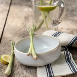 Vaisselle Petit Déjeuner|Coupelle*alinea Coupelle en grès moucheté D14,7cm - Blanc