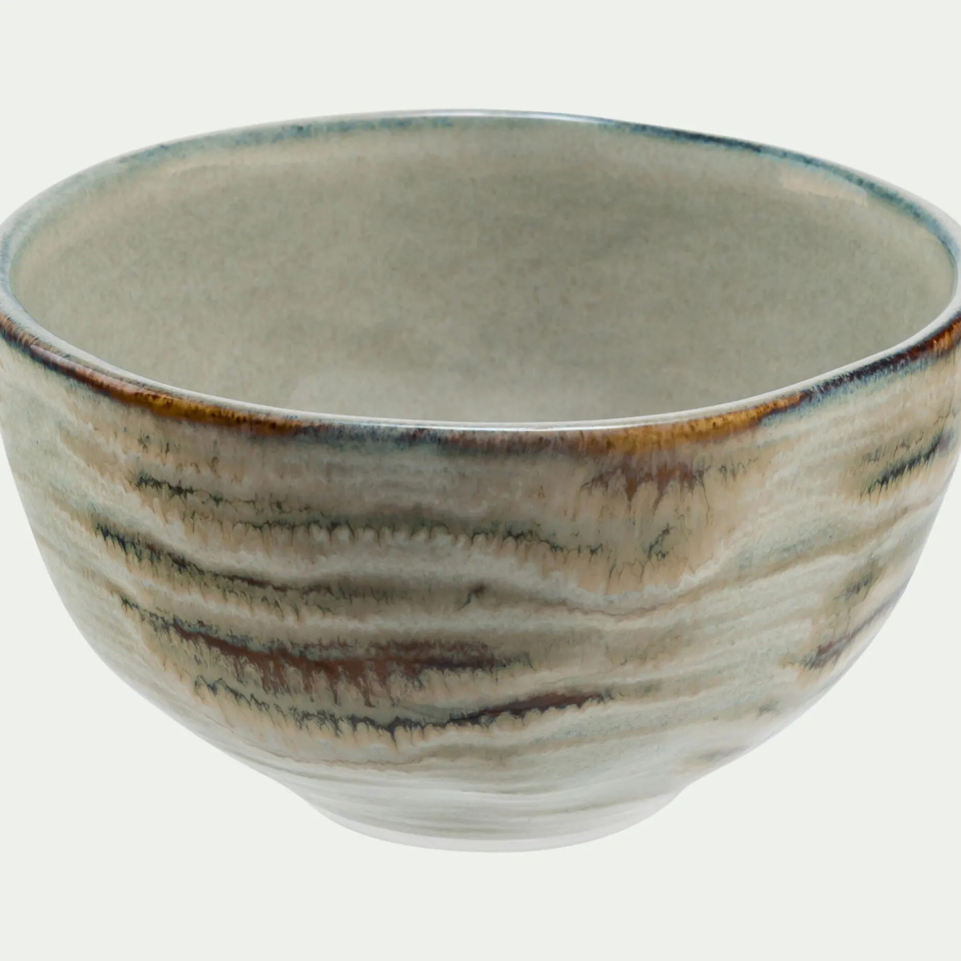 Vaisselle Petit Déjeuner|Coupelle*alinea Coupelle en grès réactif D15cm - Gris