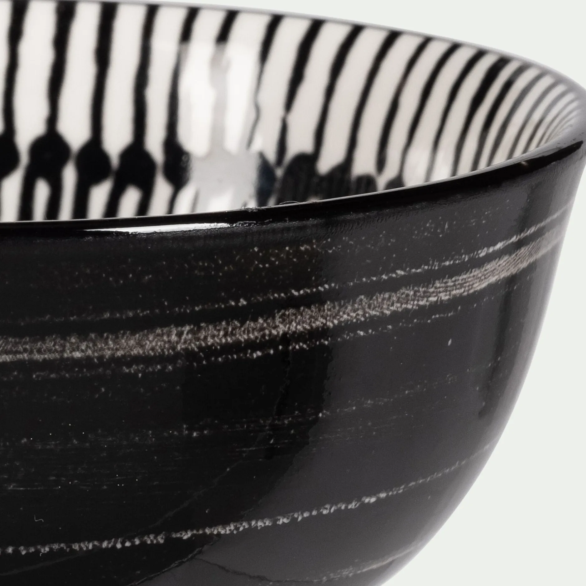 Vaisselle Petit Déjeuner|Coupelle*alinea Coupelle en porcelaine D15,5cm - Noir